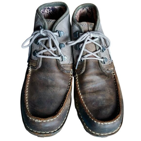 Merrell Shiraz Mens Waterproof Leather Casual Ankle Boot Lace Up Charcoal Sz 10 - Picture 4 of 7